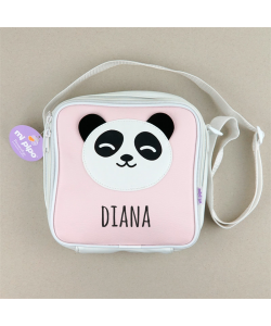 Bolsa Isotérmica Panda Rosa Personalizada