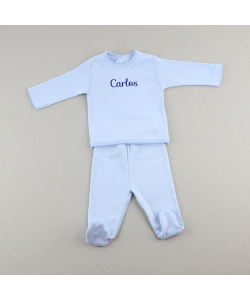 Babidu set 2 Piezas Azul Personalizado 0m