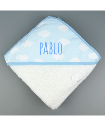 Capa de baño Mi Pipo Estrellas Azul Personalizada