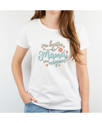 Camiseta Divertida Mis besitos de Mamá son mágicos